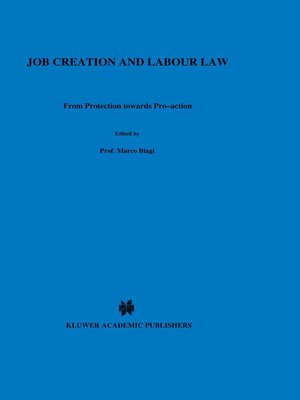 cover image of Job Creation and Labour Law